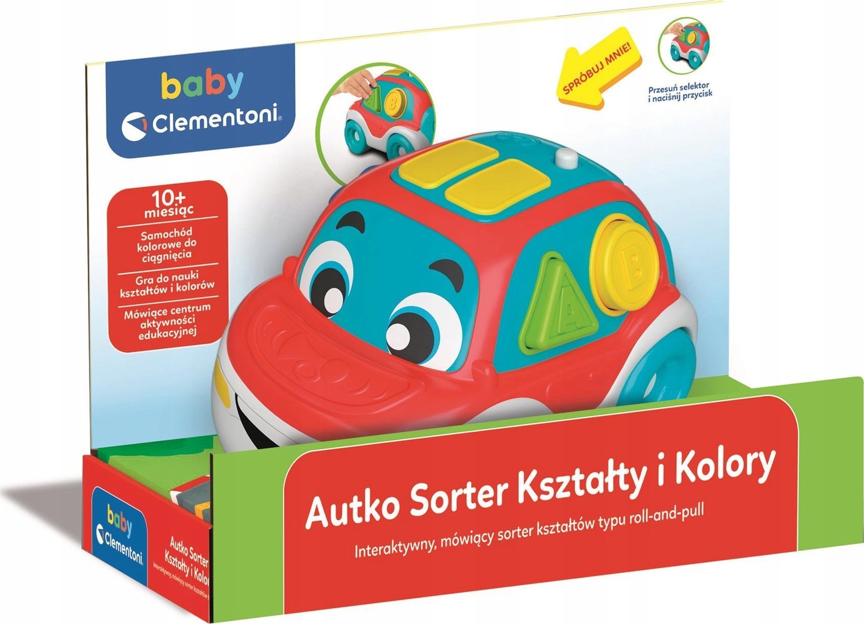 Clementoni Autko Sorter Kształty i Kolory