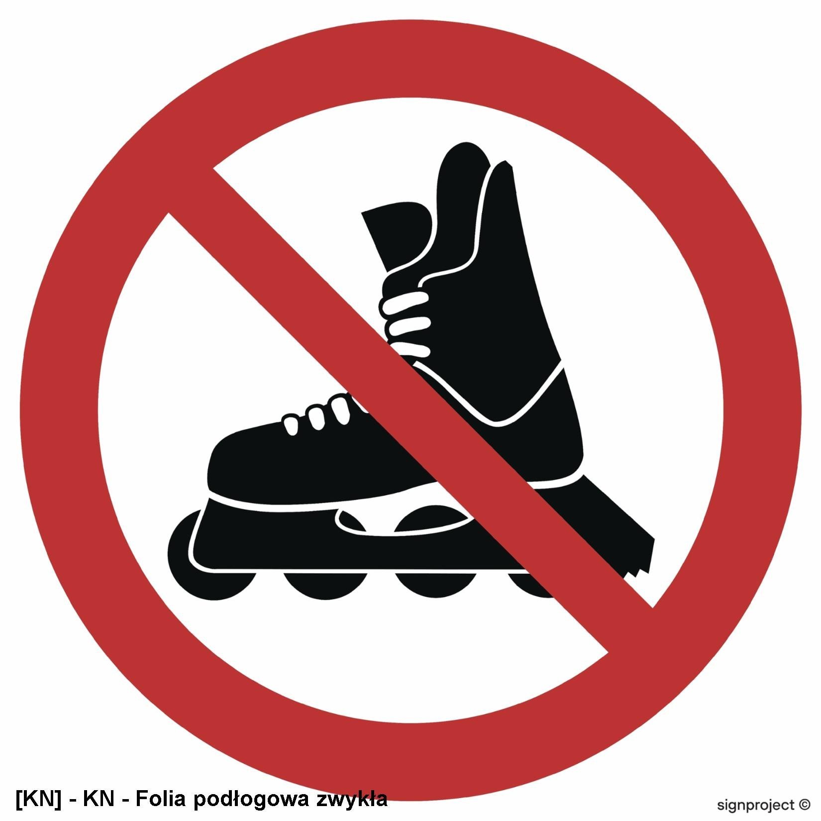 GB049 - Zakaz jazdy na rolkach 150x150