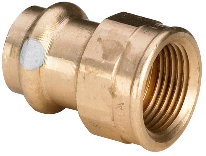 Kształtka przejściowa z SC 15 x 1/2 braz / blyszczacyŁącznik do rur