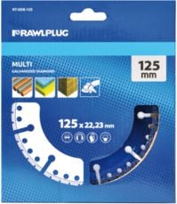 Rawlplug Tarcza z nasypem diamentowym 125x22,23mm 1szt - RT-DDE-125
