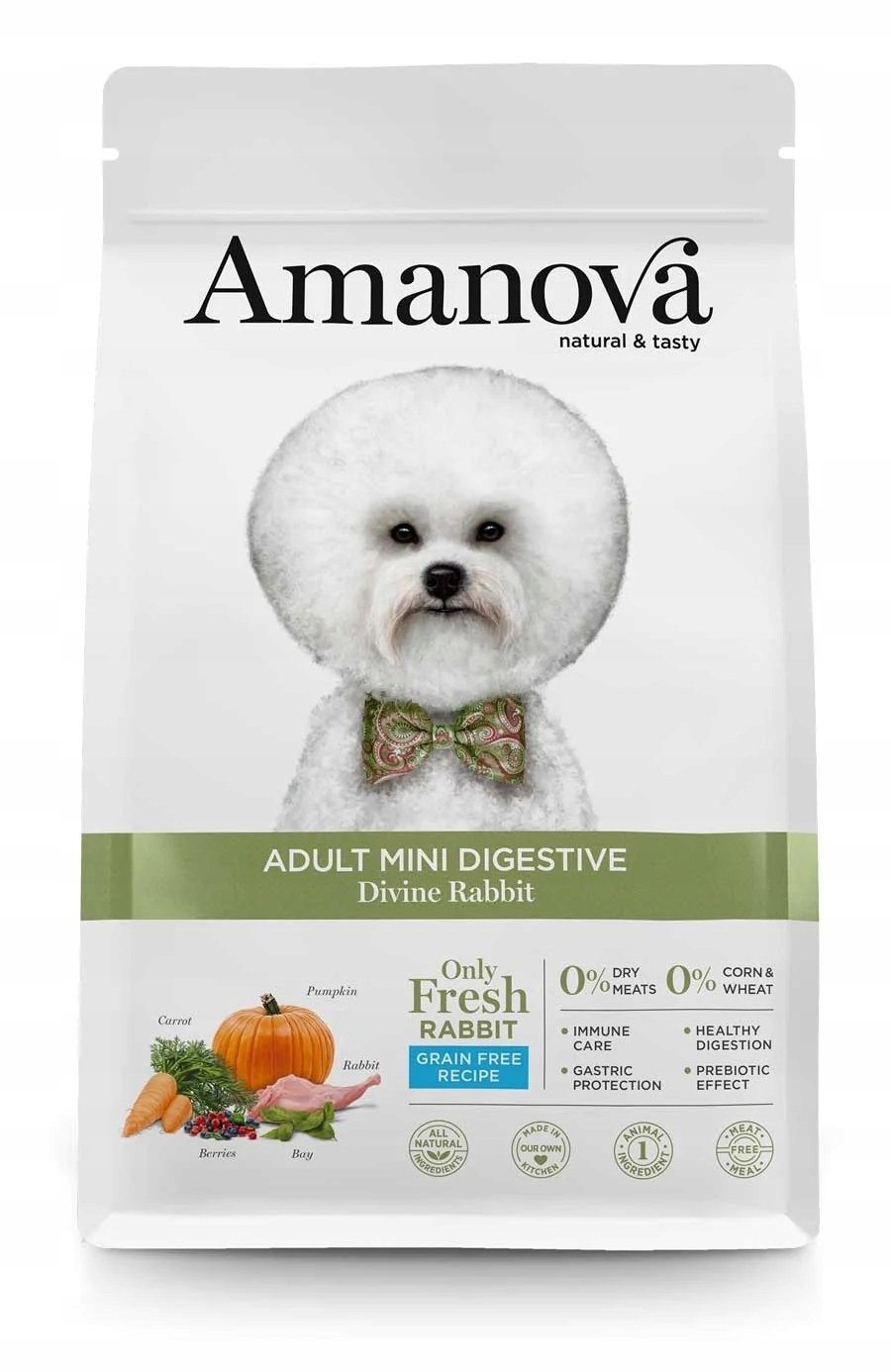 Amanova Adult Mini Digestive Divine Rabbit 7kg