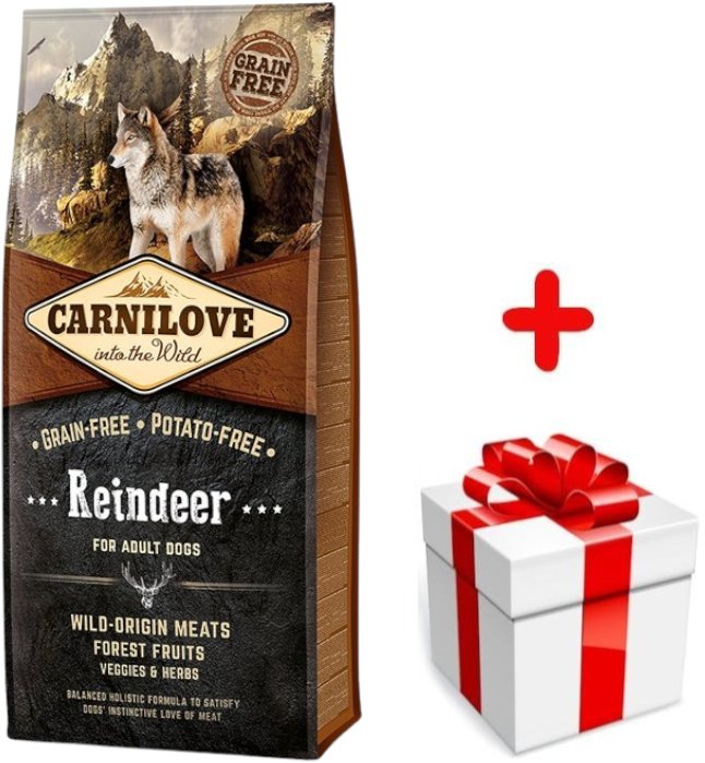 Carnilove Reindeer for Adult 12kg + niespodzianka dla psa GRATIS!