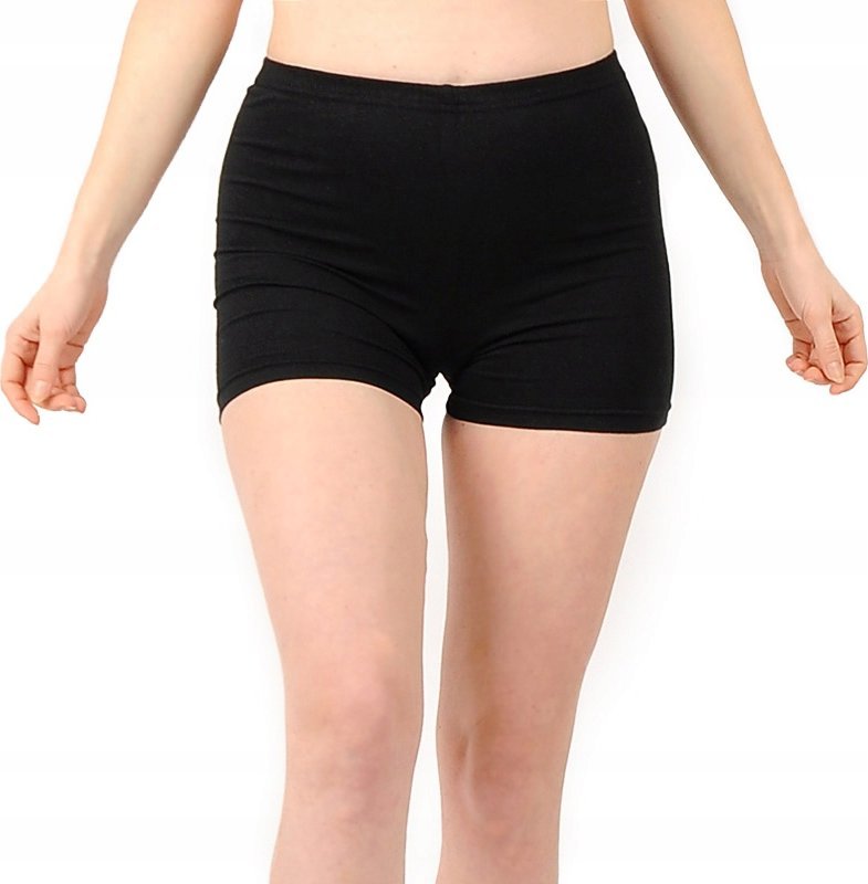 Szorty Legginsy damskie Kolarki Krótkie Spodenki Czarne XL