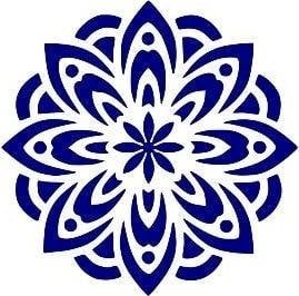 Szablon zmywalny ornament A4 20x30cm