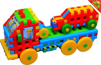 Tupiko Klocki konstrukcyjne pomoc drogowa ciężarówka