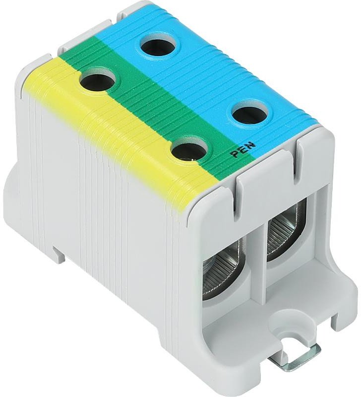 Złączka kompaktowa na szynę i płytę montażową, 16-95mm2 FLEAL-95/2KZS