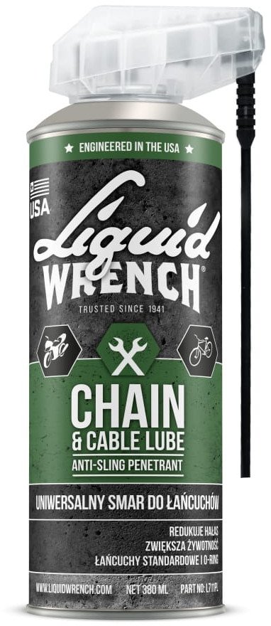 Smar do łańcucha w sprayu Liquid Wrench do motocykli rowerów 380ml