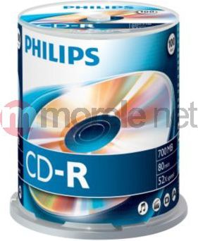 Philips CD-R 700 MB 52x 100 sztuk (CR7D5NB00)