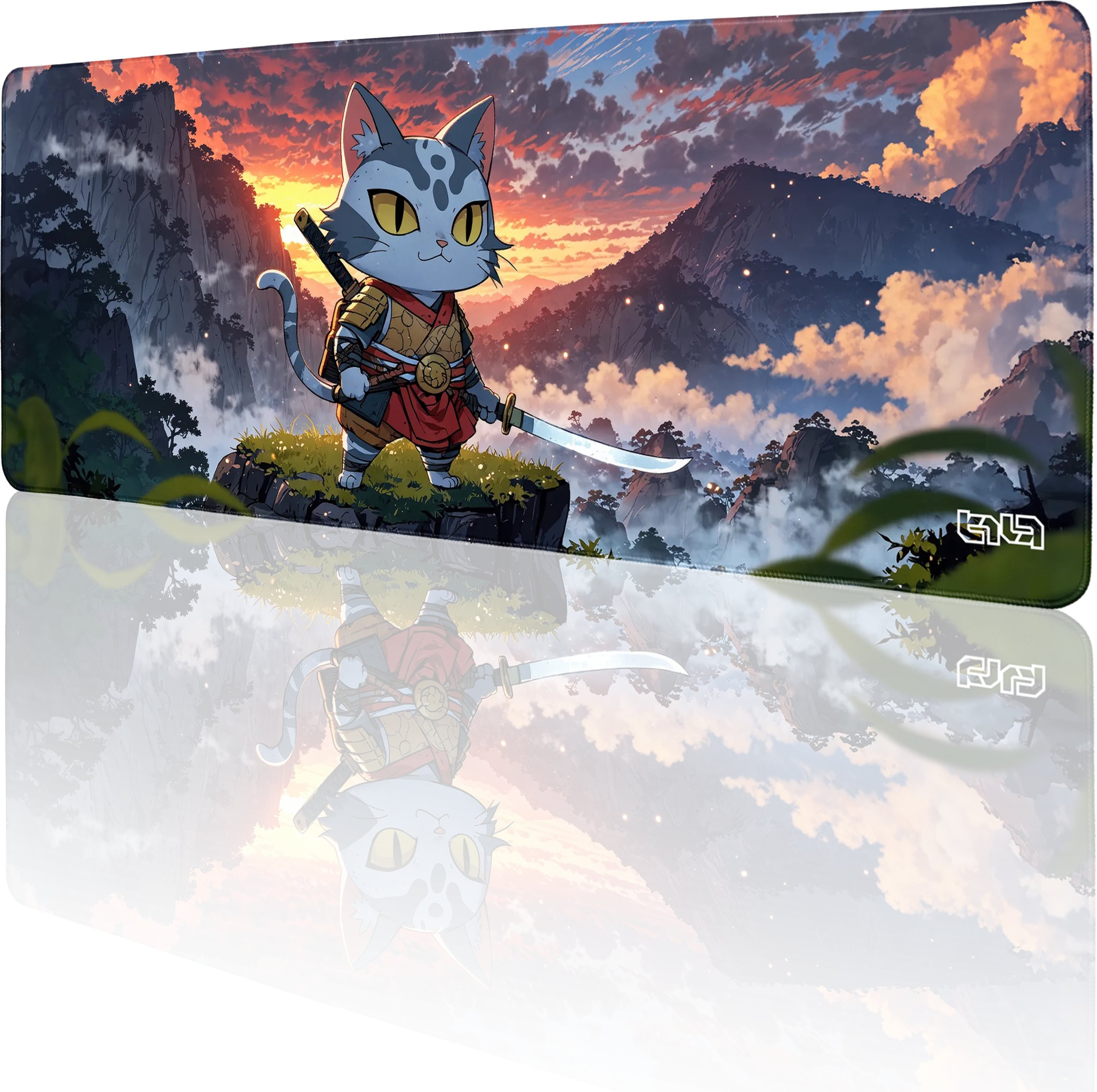 PODKŁADKA POD MYSZ GAMINGOWA Futrzasty Szogun 80x30 TILT Antypoślizgowa