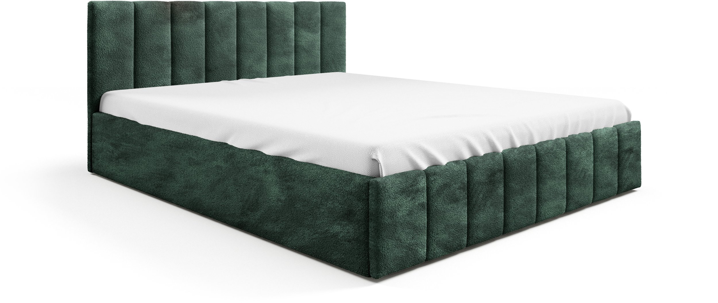 ŁÓŻKO LEYLA 140X200 stelaż drewniany BOUCLE , BUKLA abriamo 09