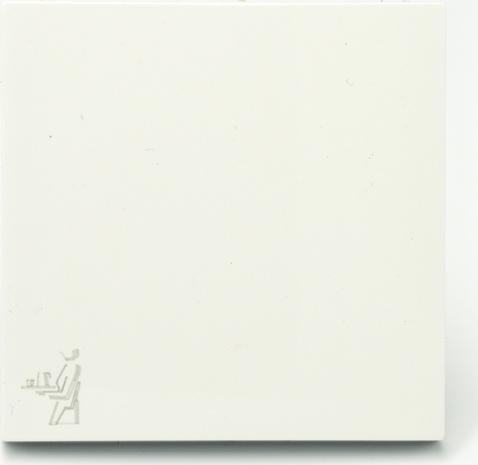 Efapel EFAPEL LOGUS90 KLAWISZ DO ŁĄCZNIKA ZWIERNEGO Z SYMBOLEM POKOJÓWKA BIAŁY 90606 TBR