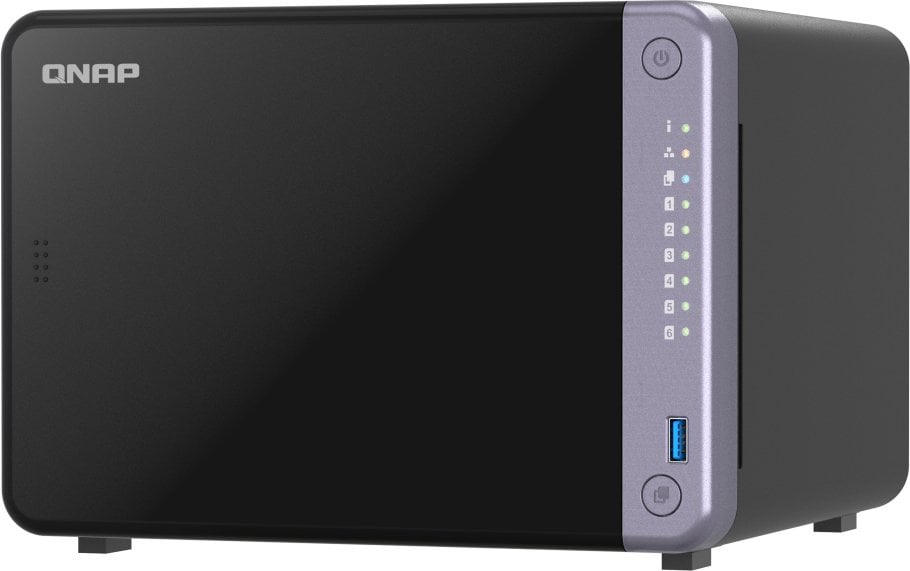 Serwer Qnap TS-632X-4G-PE 6-Bay NAS AL524 4GB DDR4 RAM max 16GB 2x10GbE SFP+ 2x2.5GbE 1xPCIe Gen3 2xUSB 3.2 Gen1