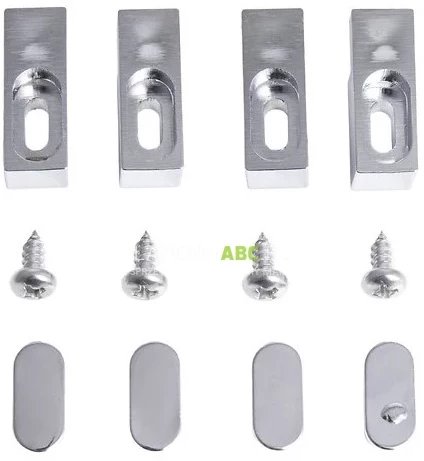 Cersanit (części zamienne - kabiny prysznicowe) Zestaw uchwytów do trzymania szkła ZIP/ARTECO (S903-025)