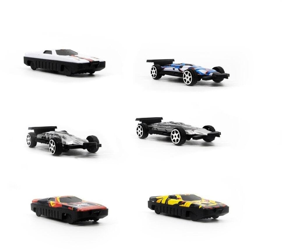 Icom Autko metalowe Pull Back 6szt