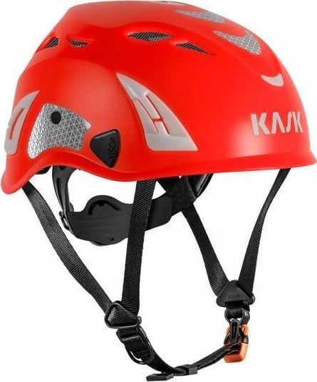 Kask Industrihjelm Superplasma Hi-Viz flou rød