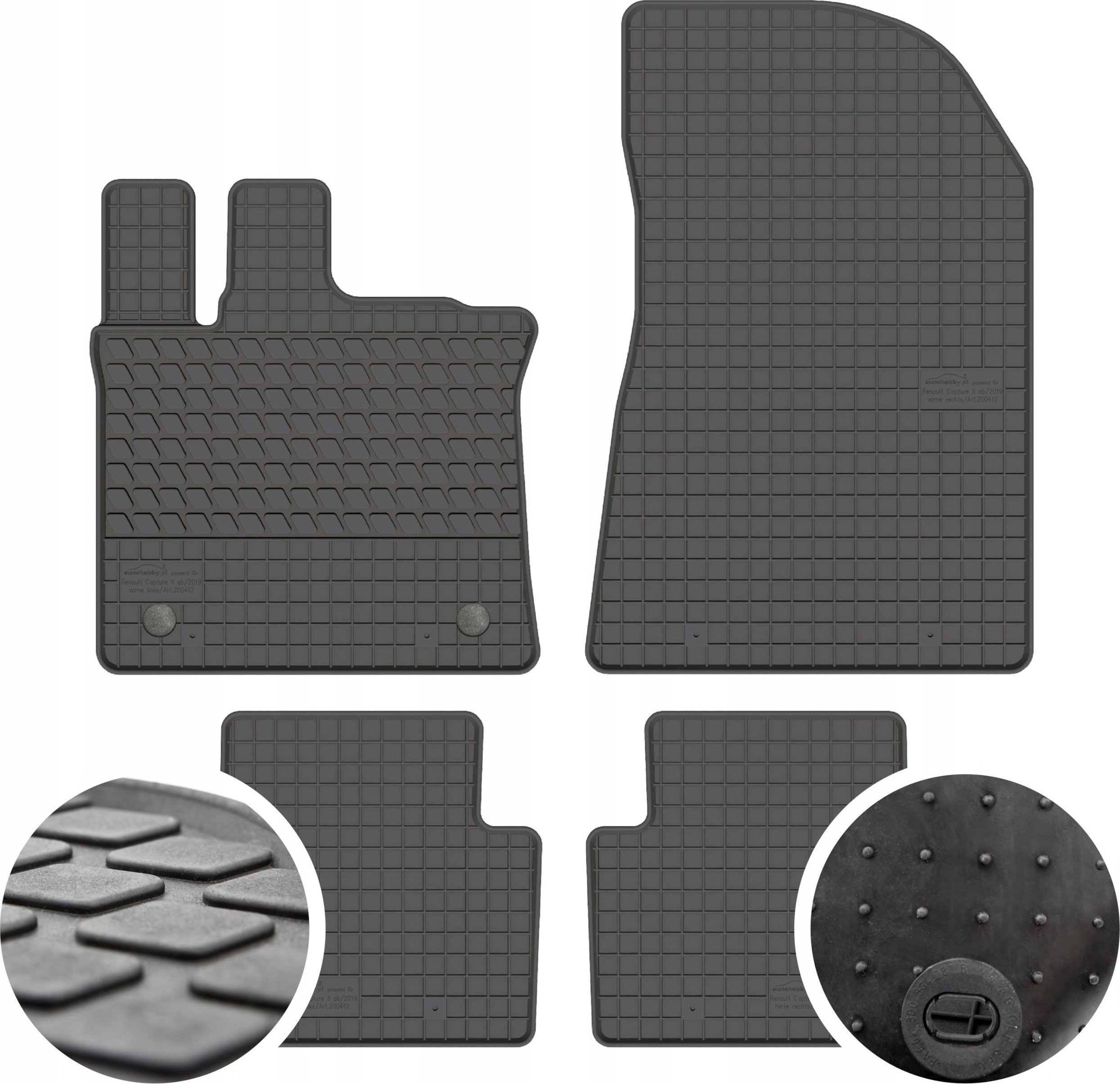 GeyerHosaja Dywaniki gumowe do Renault Captur II
