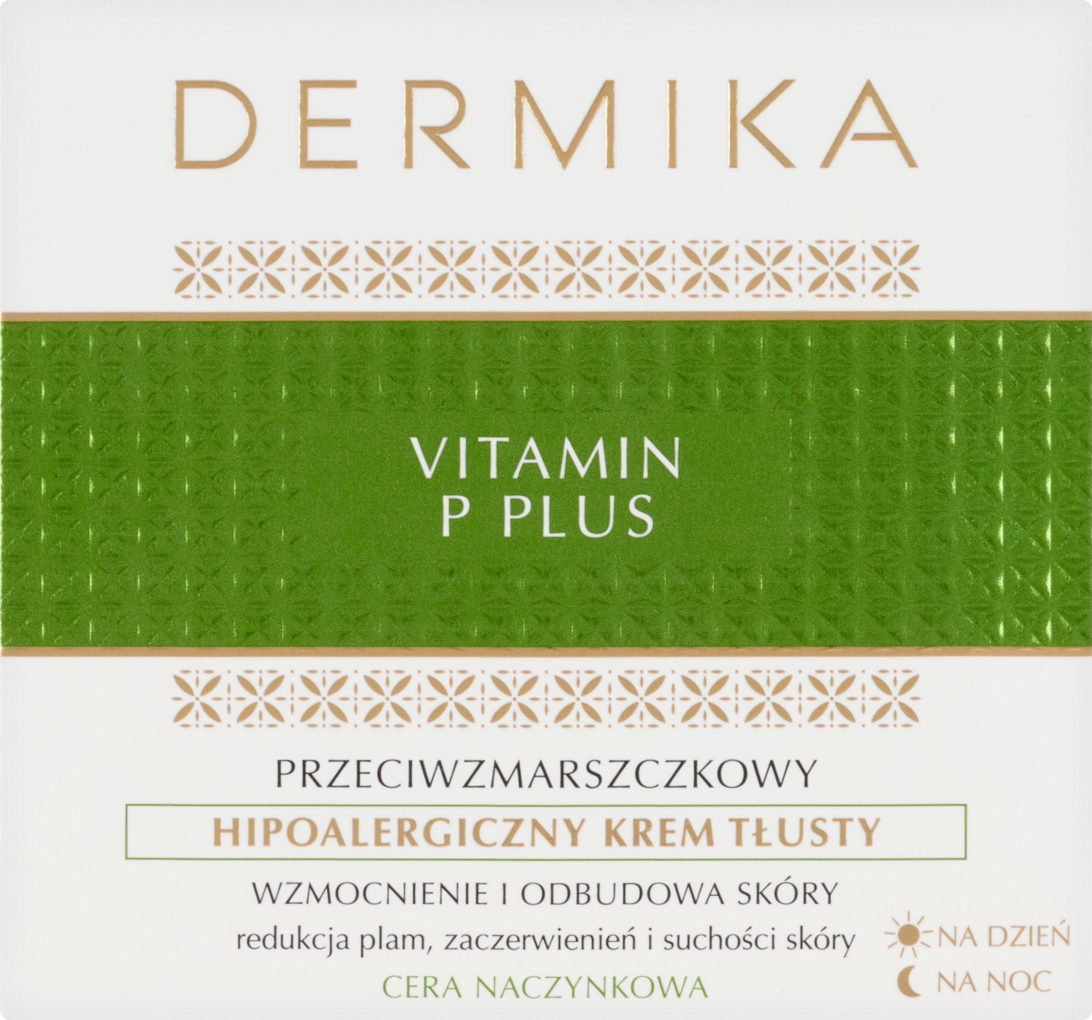 Dermika Vitamin P Plus hipoalergiczny krem tłusty na dzień i na noc 50ml