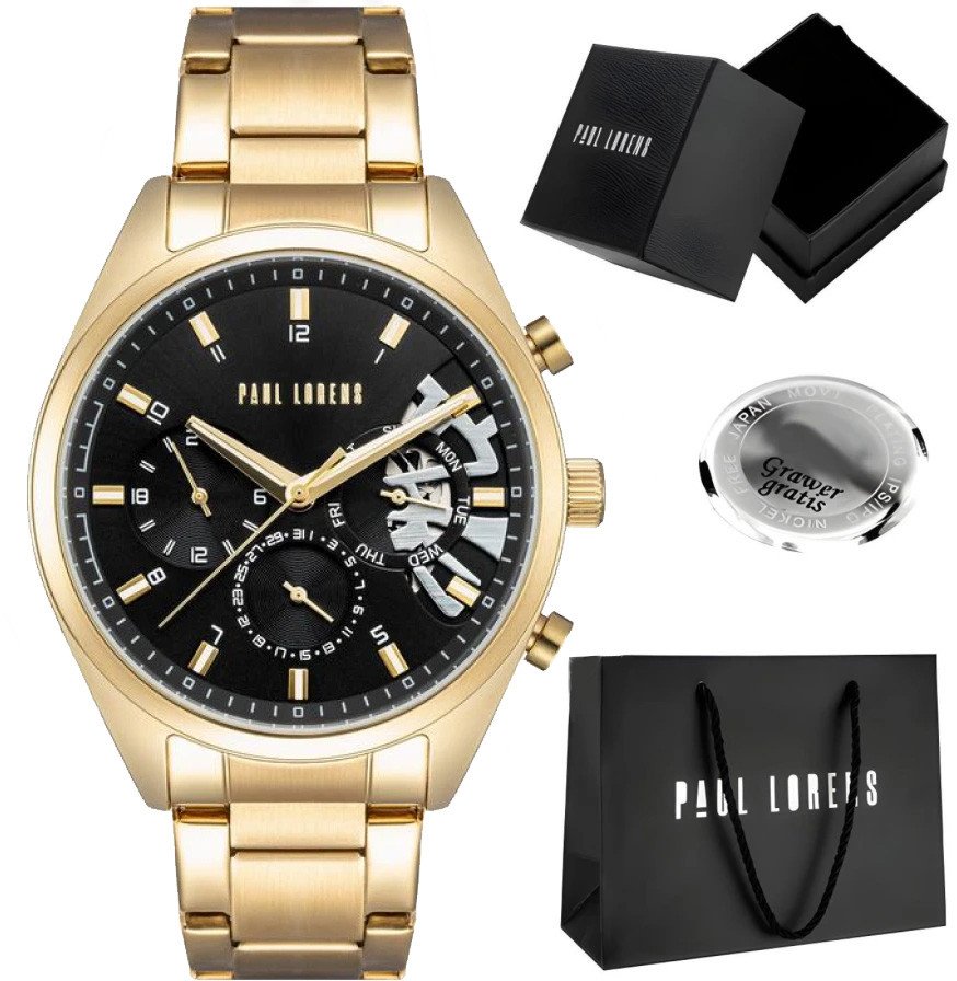 Zegarek męski Paul Lorens SALADO-PROF Z GRAWEREM