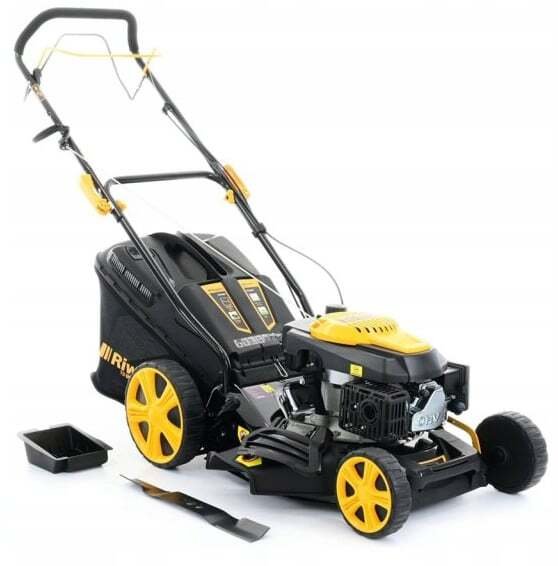 Kosiarka spalinowa Riwall Kosiarka spalinowa do trawy z napędem rpm Mulczuje duża mocna
