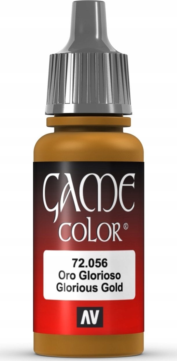 Vallejo Vallejo: 72.056 - Game Color - Metallic - Glorious Gold (18 ml)