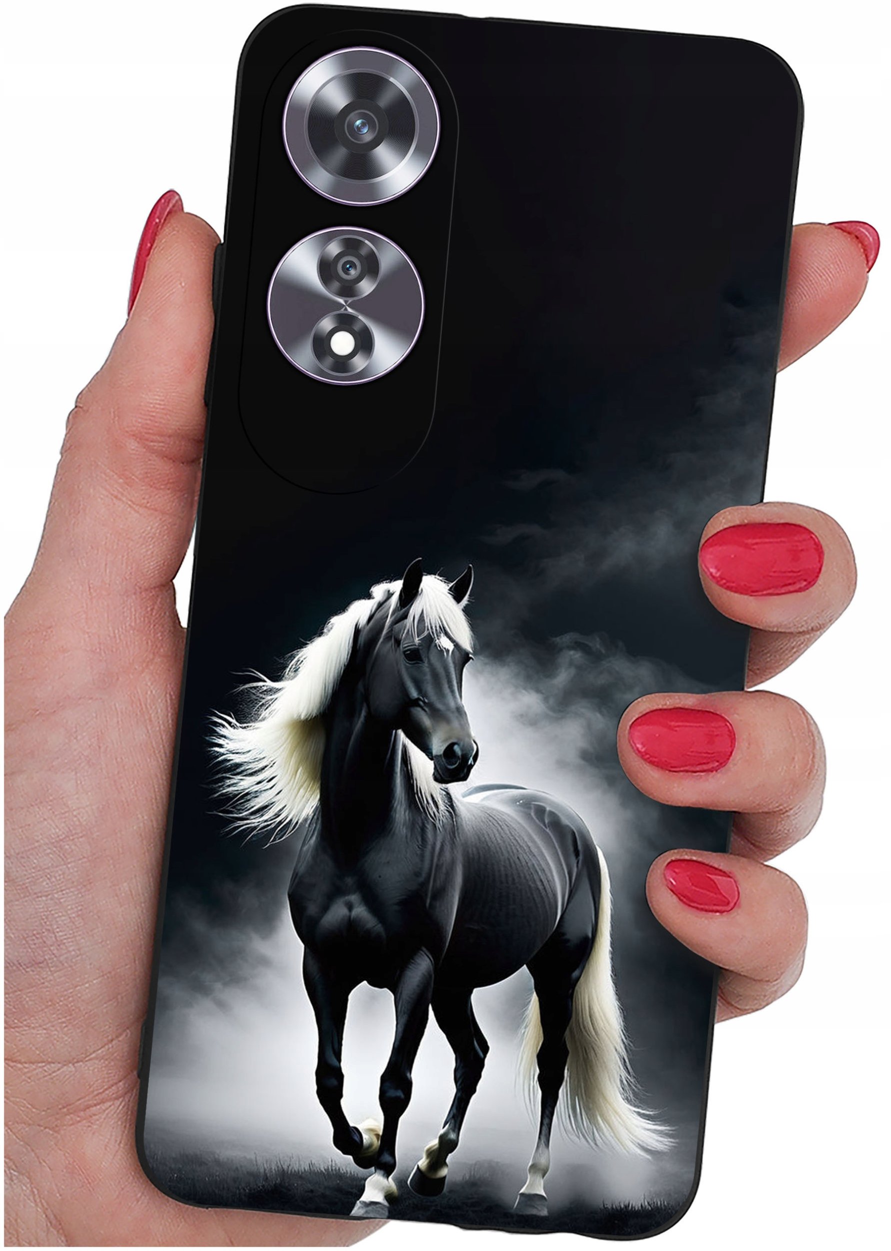 Etui do Oppo A60 4G WZORY |SILIKONOWE MATT CASE + SZKŁO 9H