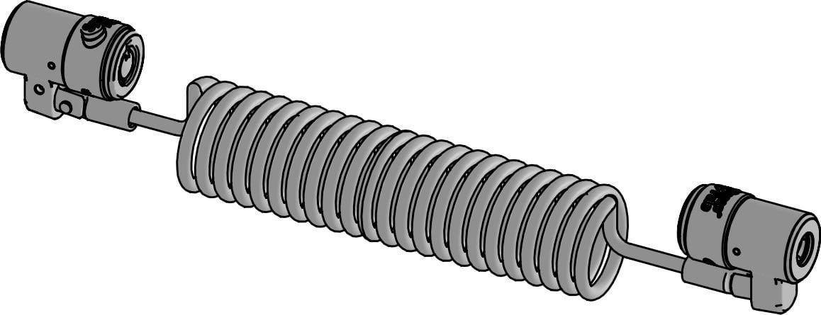 Ergonomic Solutions ClickSafe Dual Lock Curly
