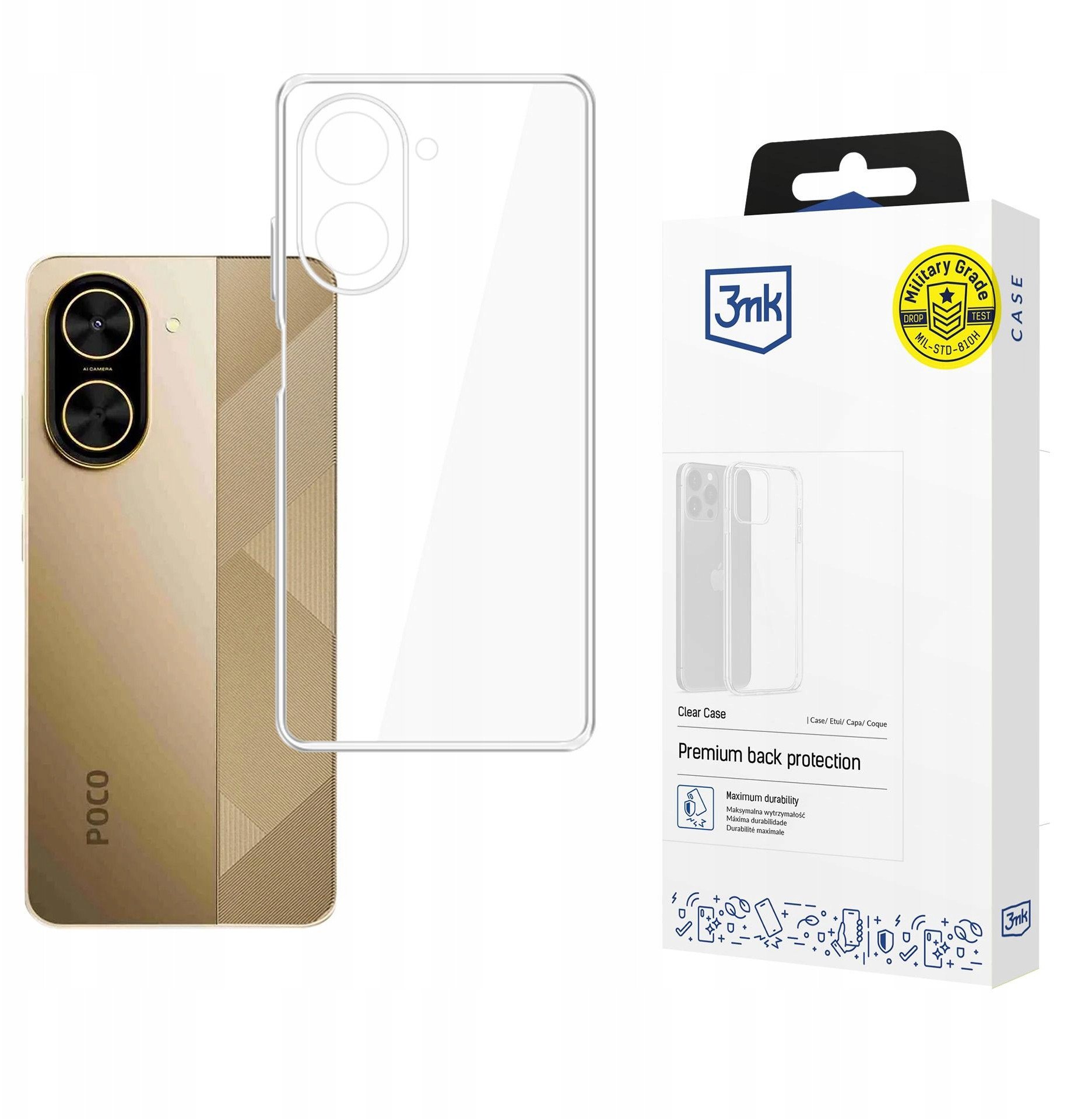 POCO C71 4G /Redmi A5 4G - 3mk Clear Case