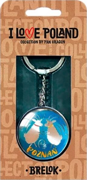 Breloczek Pan Dragon Brelok I love Poland Poznań ILP-BRE-A-POZ-02