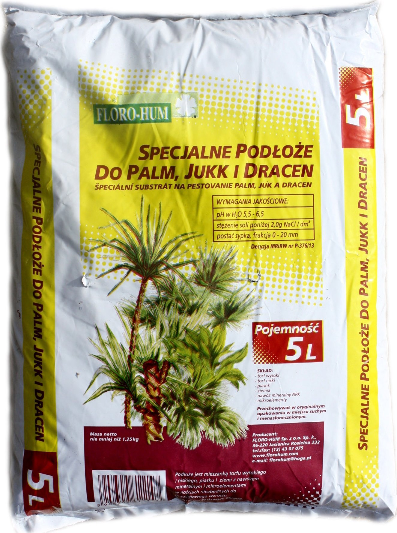 ZIEMIA - DO PALM, JUK I DRACEN - 5 L.