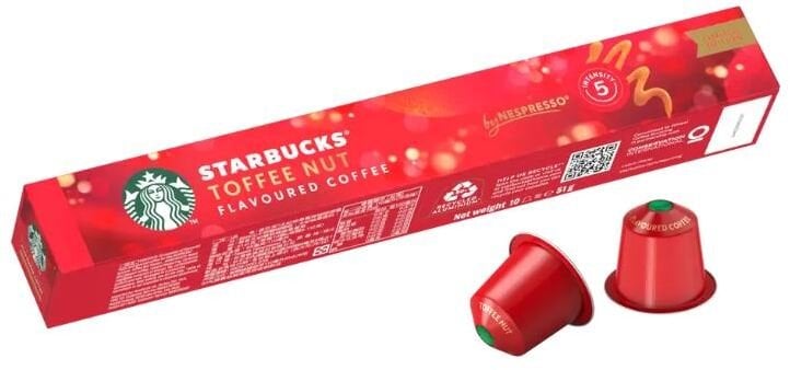 Starbucks Kapsułki do Nespresso Toffee Nut 10szt HOLIDAY BLEND