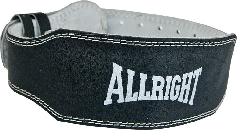 Allright Pas kulturystyczny czarny r. M