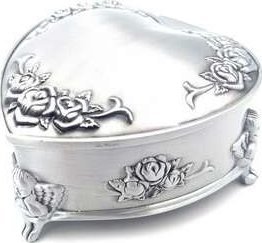 Triton Szkatułka metalowa w kształcie serca 2099