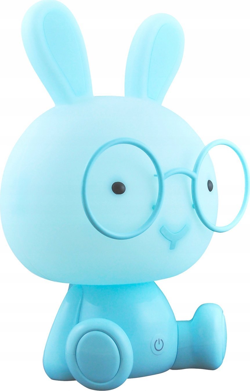 Sanico Lampka nocna Goldlux Królik niebieski akumulator+ przewód USB-C