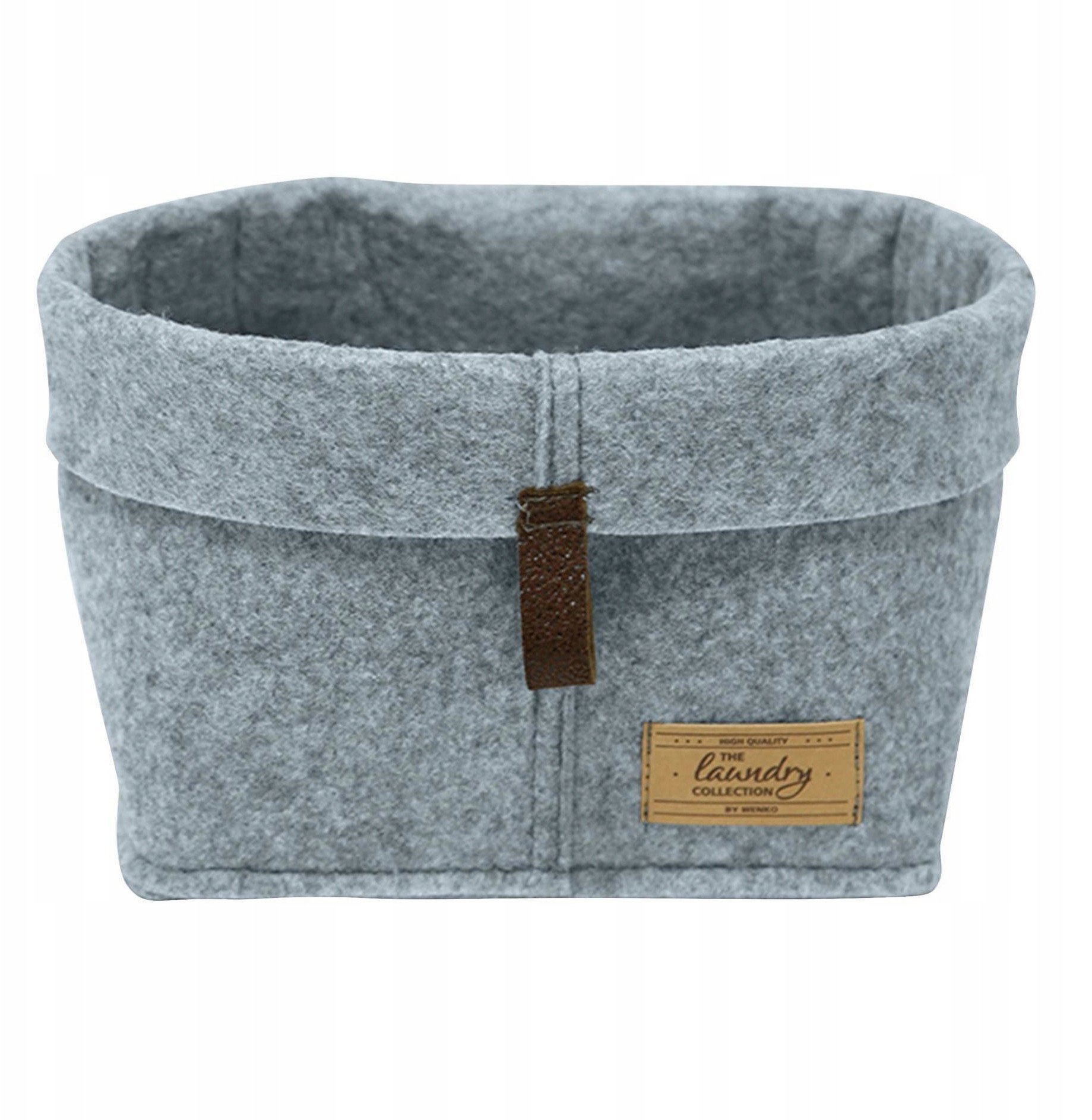 Organizer na kosmetyki i drobne przedmioty FELI, z imitacji filcu, 24 x 16 x 16 cm, WENKO