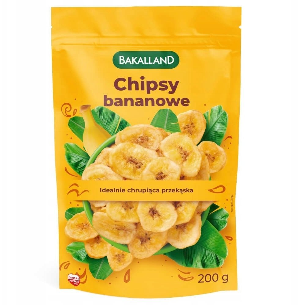 Chipsy bananowe BAKALLAND, 200g