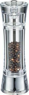 Młynek do przypraw Zassenhaus Młynek Zassenhaus Aachen do pieprzu, śred. 5,8x18 cm, akrylowy