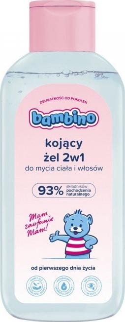 Bambino BAMBINO_Kojący żel 2w1 do mycia ciała i włosów od pierwszego dnia życia 400ml