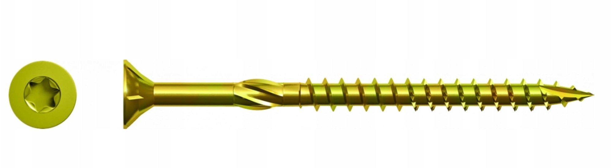 Koelner/Rawlplug Wkręt konstrukcyjny do drewna 6x120 łeb stożkowy napęd typu TX - 0.05ts