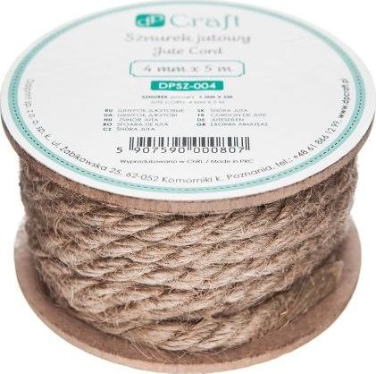 DP Craft Sznurek jutowy DPCRAFT 4mm x 5m Dalprint