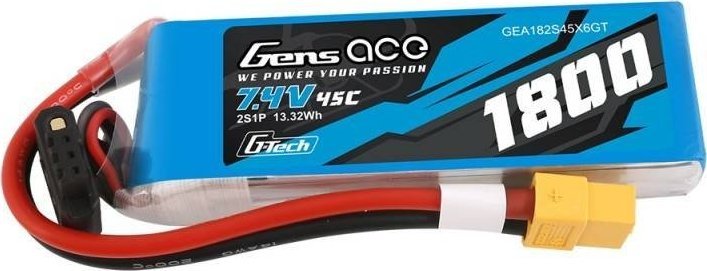 Gens Ace Akumulator GensAce G-Tech LiPo 1800mAh 7.4V 45C 2S1P XT60