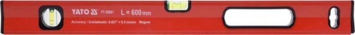 Yato POZIOMICA 2 LIBELLE, MAGNETYCZNA 400MM