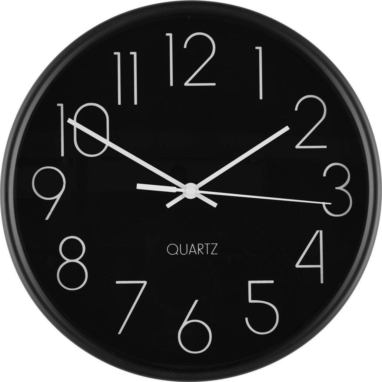 Prosty zegar ścienny, Ø 25 cm