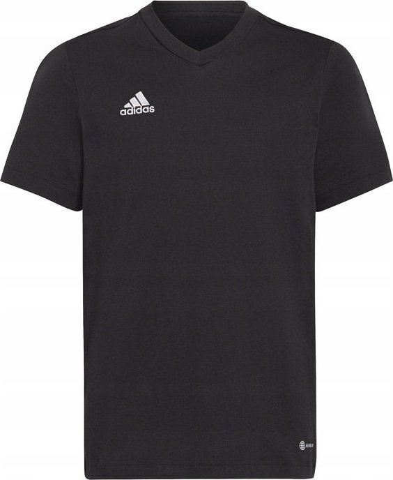 Adidas Koszulka dla dzieci adidas Entrada 22 Tee czarna HC0443 140cm