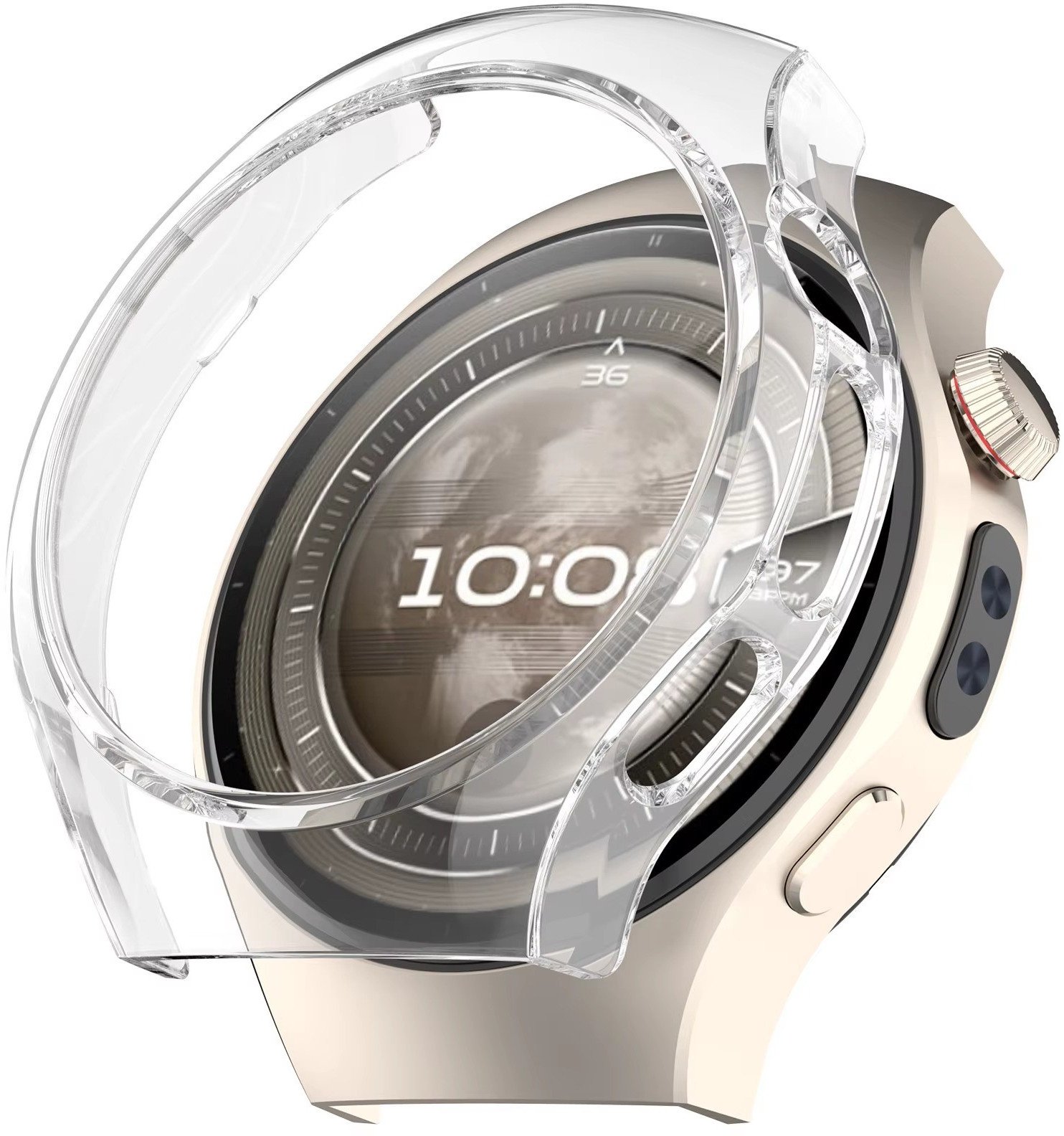 SILIKONOWE ETUI DO HUAWEI WATCH 5 42MM BEZBARWNE