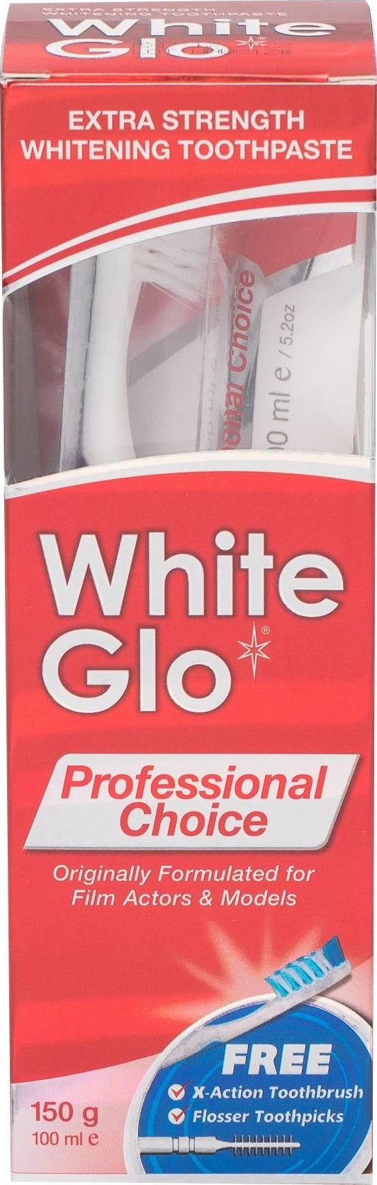 White Glo Pasta do zębów Professional Choice 100 ml + szczoteczka