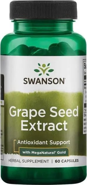 Swanson Swanson - Grape Seed Extract MegaNatural Gold, 60 kapsułek