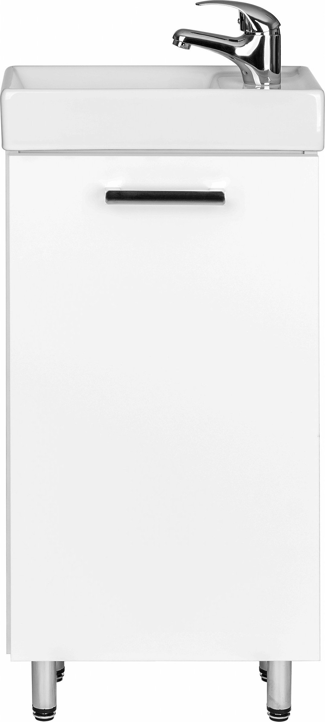 Stamar Mała szafka z umywaką do łazienki 40 nóżki metal