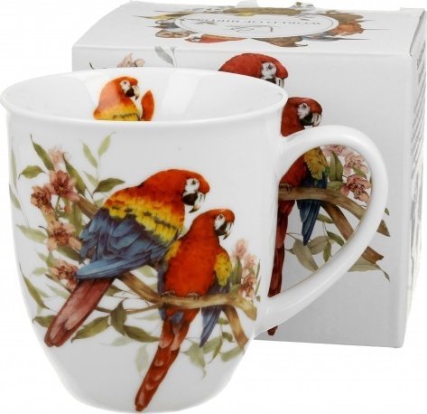 Kubek porcelanowy 400 ml PAPUGI ARA
