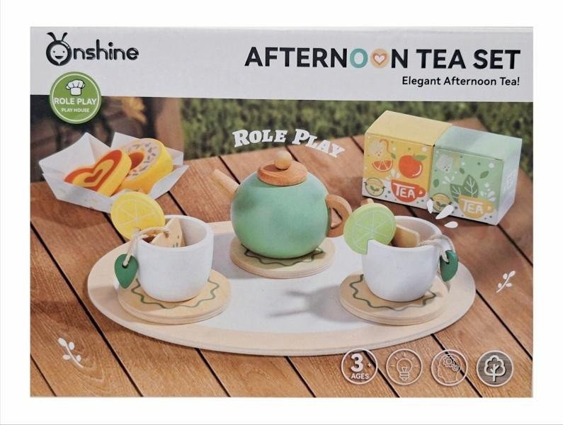 Swede Zestaw naczyń do herbaty drewniany