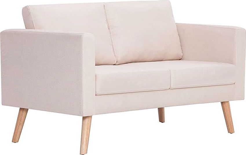 Elior Dwuosobowa kremowa kanapa - Lavinia 2X